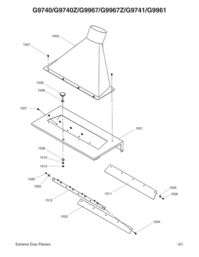 Part Diagram for G9740Z