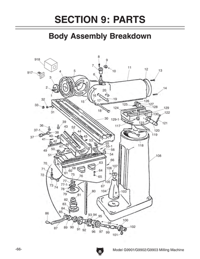 Part Diagram for G9902
