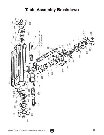 Part Diagram for G9903