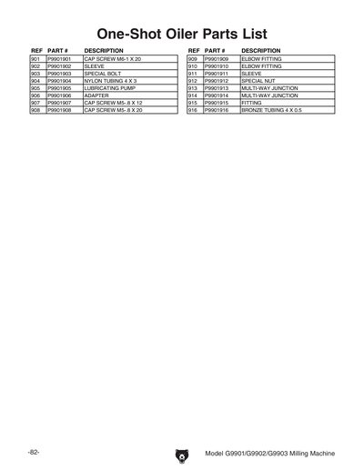Part Diagram for G9903