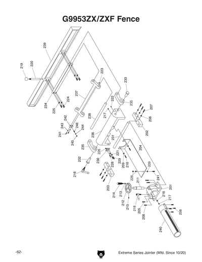 Parts for G9953ZX 16