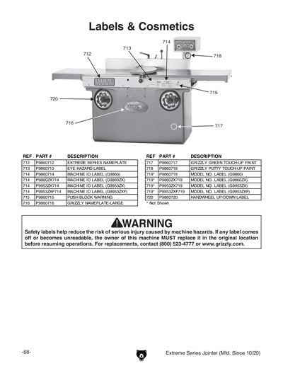 Part Diagram for G9953ZXF