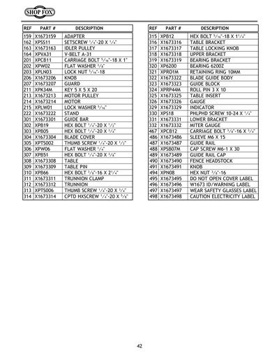 Part Diagram for G9971