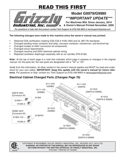 Part Diagram for G9979