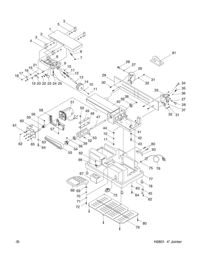 Part Diagram for H2801