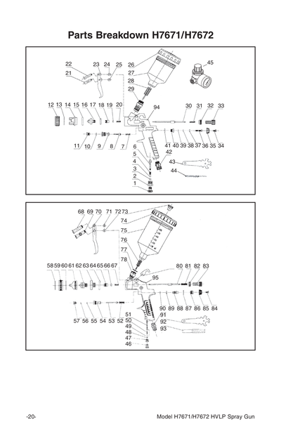 Part Diagram for H7672