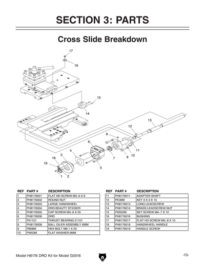 Part Diagram for H8176