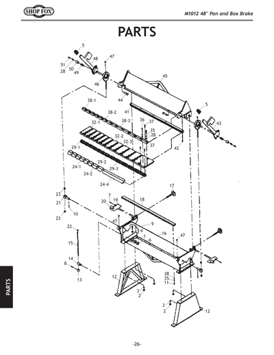 Part Diagram for M1012