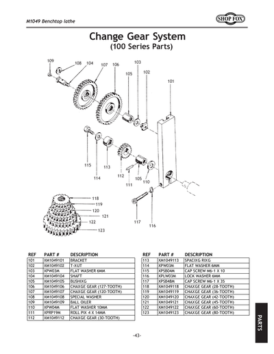 Parts for 9
