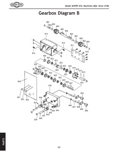 Part Diagram for M1099