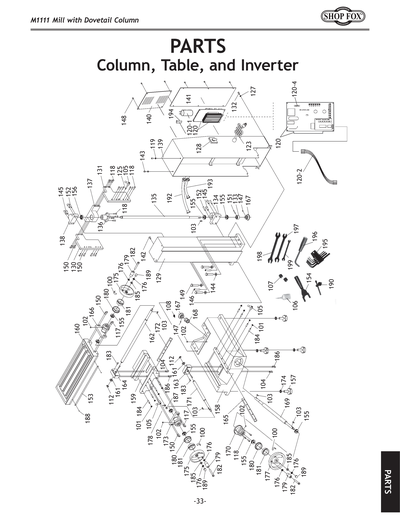Parts for M1111 6