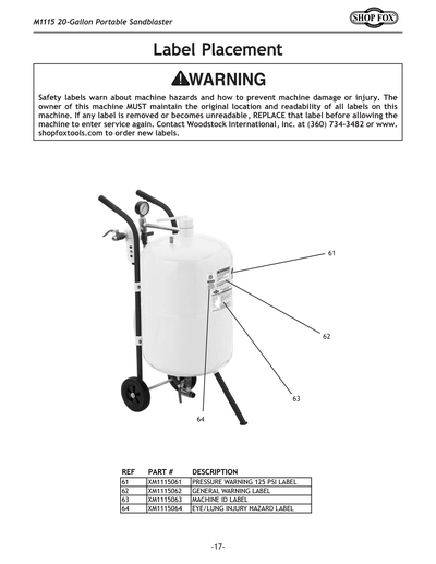 Part Diagram for M1115