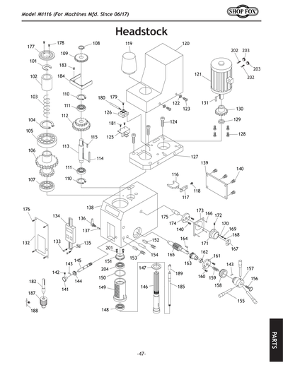 Part Diagram for M1116