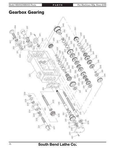 Part Diagram for SB1012