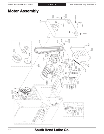 Part Diagram for SB1012