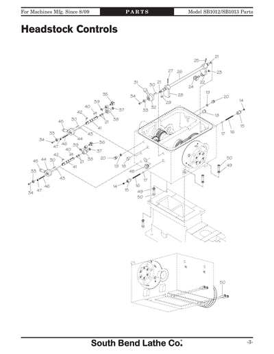 Part Diagram for SB1013F