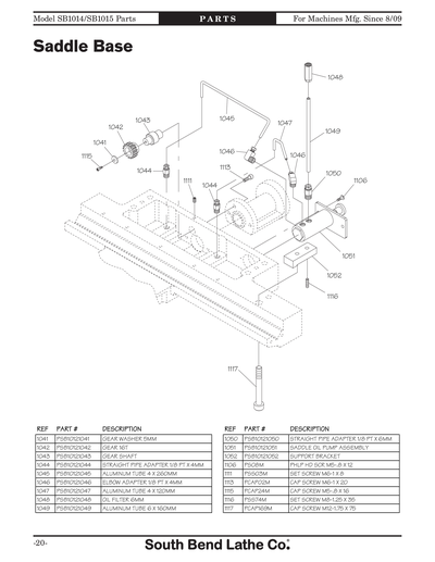 Part Diagram for SB1014