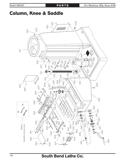 Part Diagram for SB1027