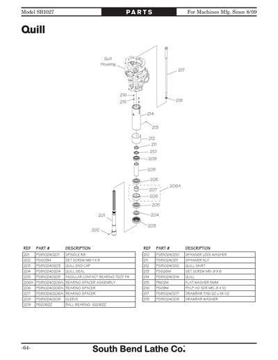 Part Diagram for SB1027F