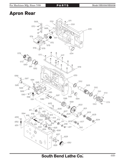 Part Diagram for SB1036
