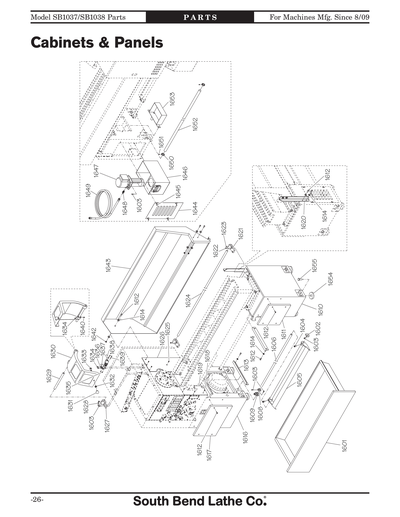 Part Diagram for SB1038F