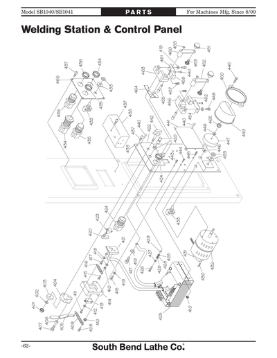 Part Diagram for SB1040