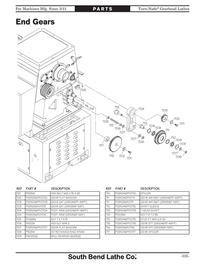 Part Diagram for SB1048PF
