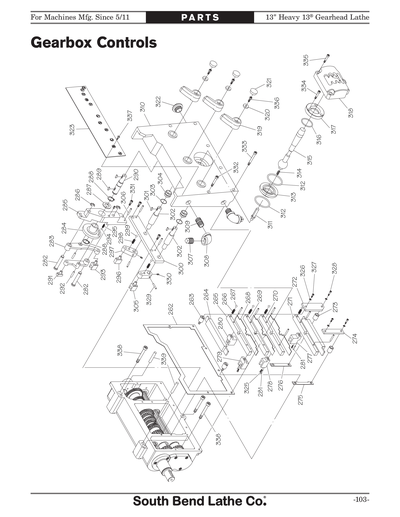 Part Diagram for SB1050