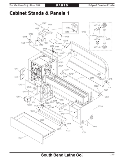 Part Diagram for SB1054F