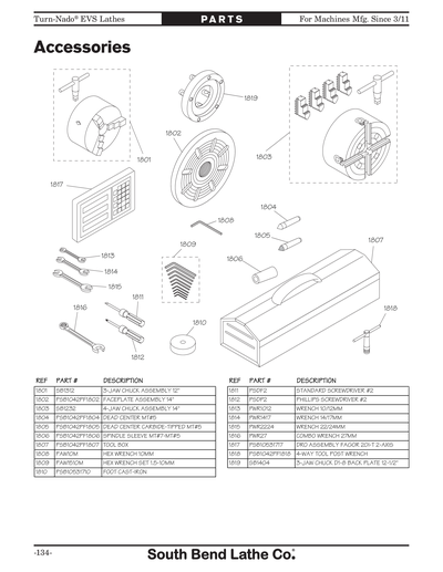 Part Diagram for SB1060PF