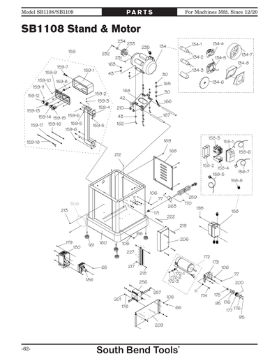 Part Diagram for SB1108