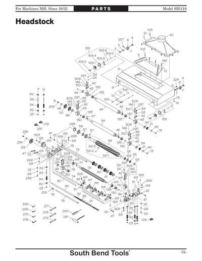 Part Diagram for SB1118