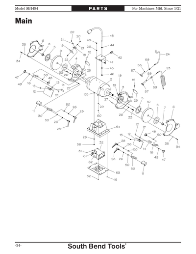 Part Diagram for SB1494