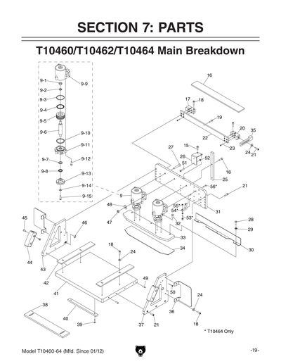 Part Diagram for T10462