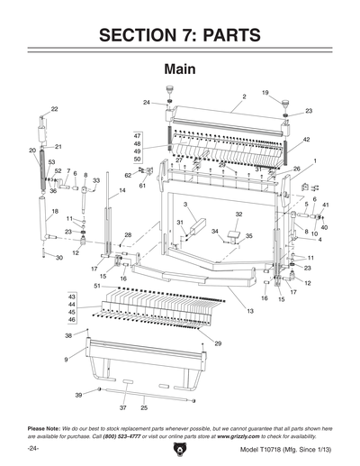 Part Diagram for T10718