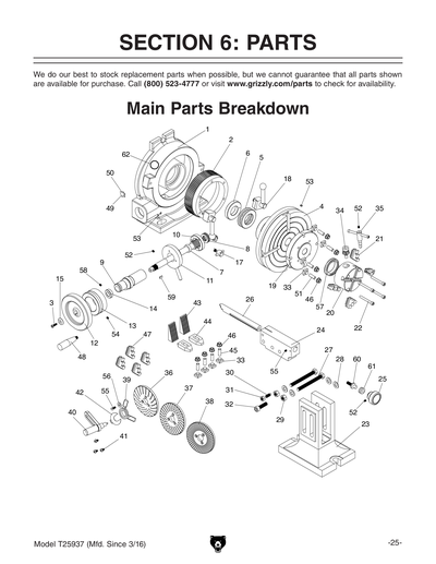 Part Diagram for T25937