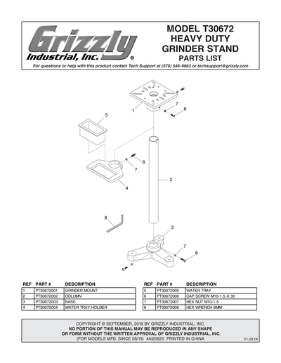 Part Diagram for T30672