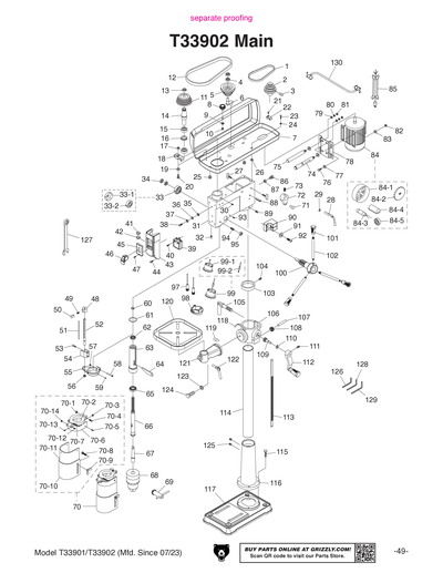 Part Diagram for T33901