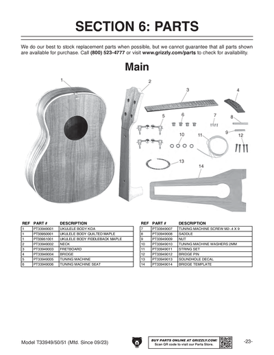 Part Diagram for T33951