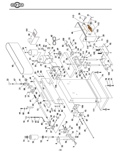 Parts for W1688 6