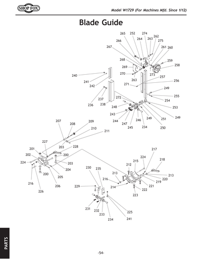 Part Diagram for W1729