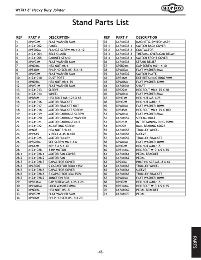 Part Diagram for W1741