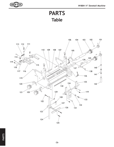 Part Diagram for W1804