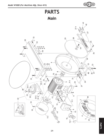 Part Diagram for W1828