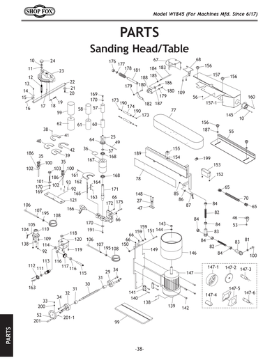Part Diagram for W1845