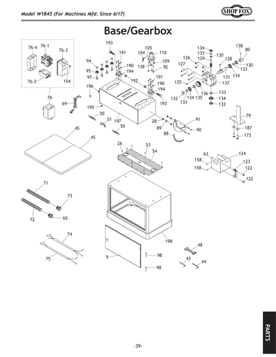 Part Diagram for W1845