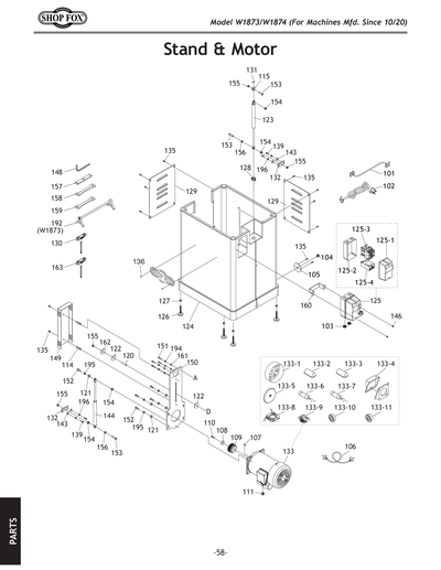 Part Diagram for W1874