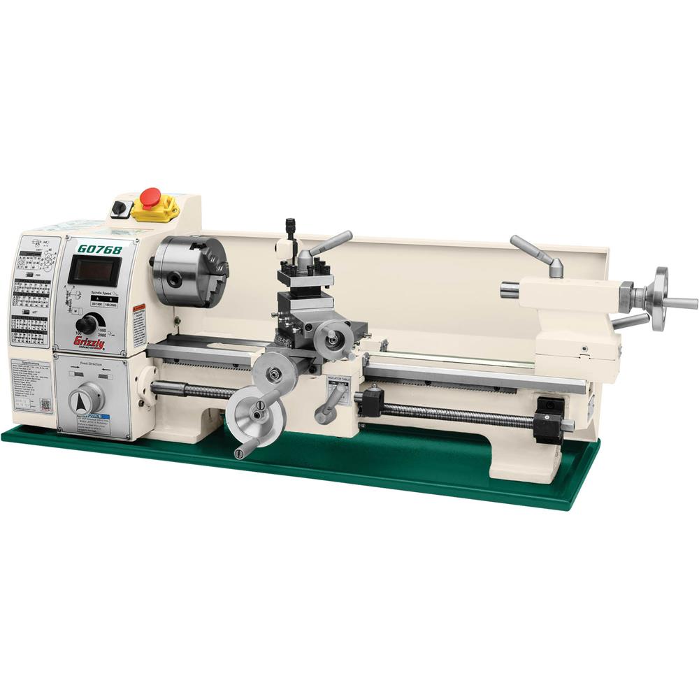 Grizzly G0768 - 8" x 16" Variable-Speed Benchtop Metal Lathe - Grizzly Industrial, Inc.