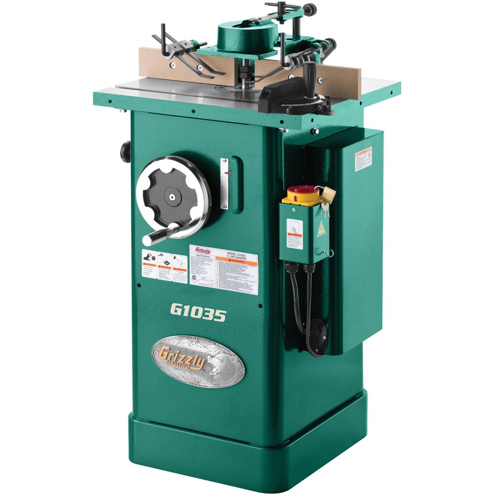 Grizzly G1035 - 1-1/2 HP Shaper - Grizzly Industrial, Inc.