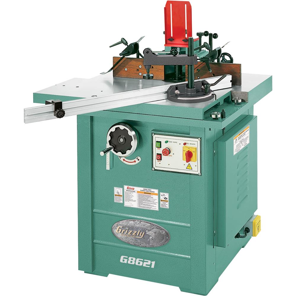 Grizzly G8621 - 5 HP Sliding Table Shaper - Grizzly Industrial, Inc.